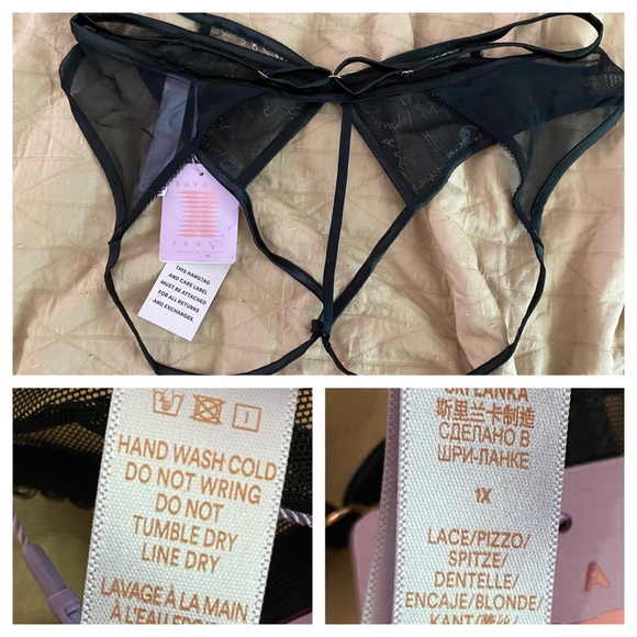 Savage X Fenty Dear Diary Undies; 1X - Picture 6 of 8